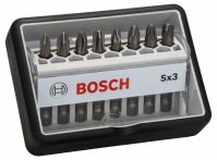Bosch Schrauberbit-Set Robust Line Sx Extra-Hart, 8-teilig, 49 mm, PH, PZ