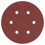 Bosch Schleifblatt C470 für Exzenterschleifer, 150 mm, 100, 6 Löcher, Klett, 5er-Pack