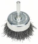 Bosch Topfbürste, Stahl, gewellter Draht, 50 mm, 0,3 mm, 4500 U/ min