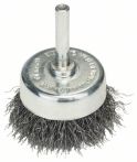 Bosch Topfbürste, Stahl, gewellter Draht, 50 mm, 0,2 mm, 4500 U/ min