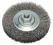 Bosch Scheibenbürste, Stahl, gewellter Draht, 115 mm, 0,3 mm, 11000 U/min, M 14