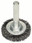 Bosch Scheibenbürste, Stahl, gewellter Draht, 30 mm, 0,2 mm, 6 mm, 4500 U/min