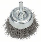 Bosch Topfbürste, Edelstahl, gewellter Draht, 60 mm, 0,3 mm, 4500 U/min