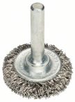 Bosch Scheibenbürste, Edelstahl, gewellter Draht, 30 mm, 0,3 mm, 6 mm, 4500 U/ min