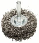 Bosch Scheibenbürste, Edelstahl, gewellter Draht, 50 mm, 0,2 mm, 15 mm, 4500 U/ min