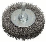 Bosch Scheibenbürste, Edelstahl, gewellter Draht, 70 mm, 0,3 mm, 15 mm, 4500 U/ min