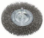 Bosch Scheibenbürste, Edelstahl, gewellter Draht, 100 mm, 0,3 mm, 10 mm, 4500 U/ min