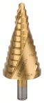 Bosch Stufenbohrer HSS-TiN, für Kabelverschraubung, 6 - 37 mm, 10 mm, 93 mm, 12 Stufen