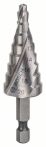 Bosch Stufenbohrer HSS, Sechskantschaft, 4 - 20 mm, 1/4, 70,5 mm, 9 Stufen