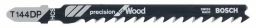 Bosch Stichsägeblatt T 144 DP, Precision for Wood, 25er-Pack