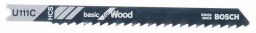Bosch Stichsägeblatt U 111 C, Basic for Wood, 3er-Pack