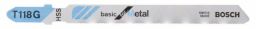 Bosch Stichsägeblatt T 118 G, Basic for Metal, 5er-Pack