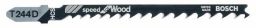 Bosch Stichsägeblatt T 244 D, Speed for Wood, 25er-Pack