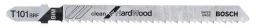 Bosch Stichsägeblatt T 101 BRF, Clean for Hard Wood, 5er-Pack