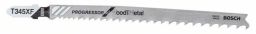 Bosch Stichsägeblatt T 345 XF, Progressor for Wood and Metal, 100er-Pack