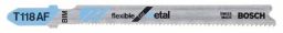 Bosch Stichsägeblatt T 118 AF, Flexible for Metal, 100er-Pack
