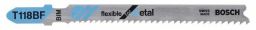 Bosch Stichsägeblatt T 118 BF, Flexible for Metal, 25er-Pack