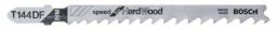 Bosch Stichsägeblatt T 144 DF, Speed for Hard Wood, 3er-Pack
