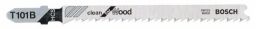 Bosch Stichsägeblatt T 101 B, Clean for Wood, 100er-Pack