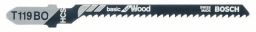Bosch Stichsägeblatt T 119 BO, Basic for Wood, 100er-Pack