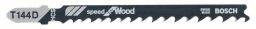 Bosch Stichsägeblatt T 144 D, Speed for Wood, 100er-Pack