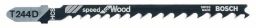 Bosch Stichsägeblatt T 244 D, Speed for Wood, 100er-Pack