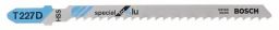 Bosch Stichsägeblatt T 227 D, Special for Alu, 100er-Pack