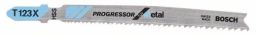 Bosch Stichsägeblatt T 123 XF, Progressor for Metal, 100er-Pack
