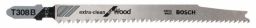 Bosch Stichsägeblatt T 308 B, Extraclean for Hard Wood, 100er-Pack