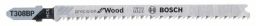 Bosch Stichsägeblatt T 308 BP, Precision for Wood, 3er-Pack