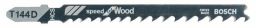 Bosch Stichsägeblatt T 144 D, Speed for Wood, 5er-Pack