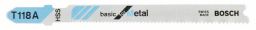 Bosch Stichsägeblatt T 118 A, Basic for Metal, 5er-Pack