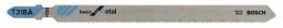 Bosch Stichsägeblatt T 318 A, Basic for Metal, 5er-Pack