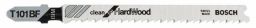 Bosch Stichsägeblatt T 101 BF, Clean for Hard Wood, 5er-Pack
