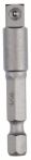 Bosch Adapter zu Steckschlüsseleinsätze, 1/4, 50 mm, Außenvierkant