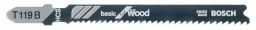 Bosch Stichsägeblatt T 119 B, Basic for Wood, 3er-Pack