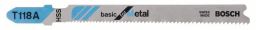 Bosch Stichsägeblatt T 118 A, Basic for Metal, 3er-Pack