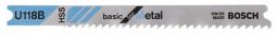 Bosch Stichsägeblatt U 118 B, Basic for Metal, 3er-Pack