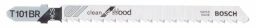 Bosch Stichsägeblatt T 101 BR, Clean for Wood, 3er-Pack