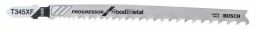 Bosch Stichsägeblatt T 345 XF, Progressor for Wood and Metal, 25er-Pack