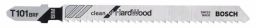 Bosch Stichsägeblatt T 101 BRF, Clean for Hard Wood, 3er-Pack