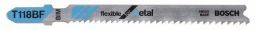 Bosch Stichsägeblatt T 118 BF, Flexible for Metal, 3er-Pack