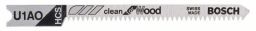 Bosch Stichsägeblatt U 1 AO, Clean for Wood, 3er-Pack