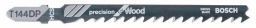 Bosch Stichsägeblatt T 144 DP, Precision for Wood, 5er-Pack