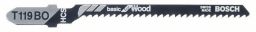 Bosch Stichsägeblatt T 119 BO, Basic for Wood, 5er-Pack