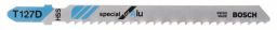Bosch Stichsägeblatt T 127 D, Special for Alu, 5er-Pack