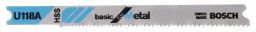 Bosch Stichsägeblatt U 118 A, Basic for Metal, 3er-Pack