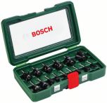 Bosch HM-Fräser-Set, 15-teilig, mit 1/4 Schaft