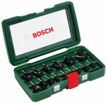 Bosch HM-Fräser-Set, 15-teilig, mit 8 mm Schaft