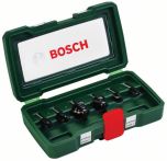Bosch HM-Fräser-Set, 6-teilig, mit 1/4 Schaft